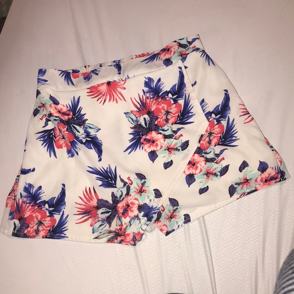 Tropical Floral Skort